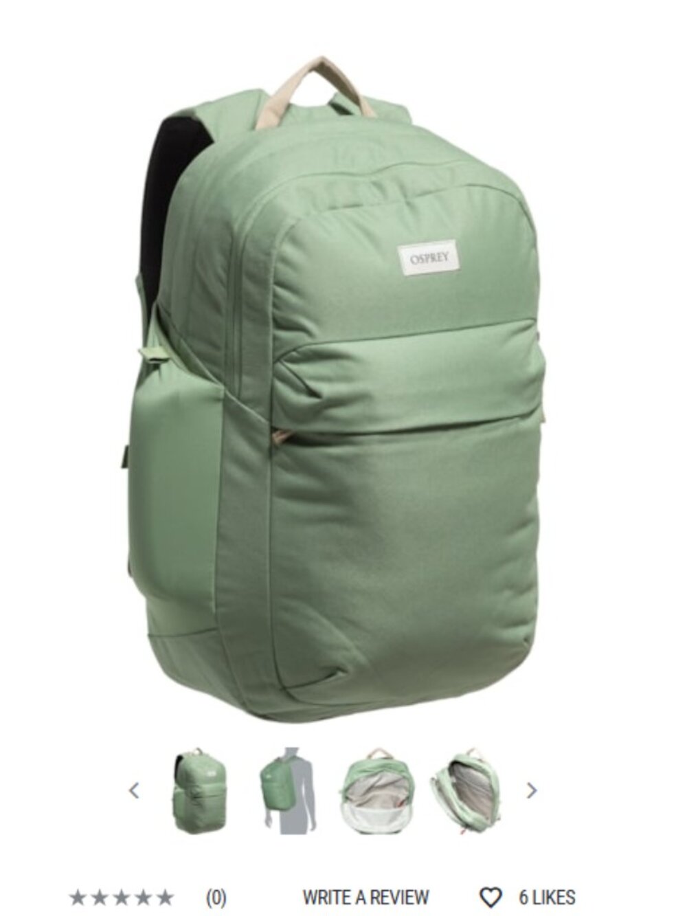 Osprey Extra Large Arcane 28 L Daypack Green Teal NWT Backpack Pack Bag Travel